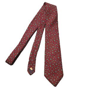 Vintage Oakton Ltd 100% Italian Silk Men's Paisley Tie 58x3 Made in USA